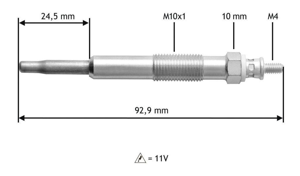 Bougie de préchauffage VALEO ref. 345106
